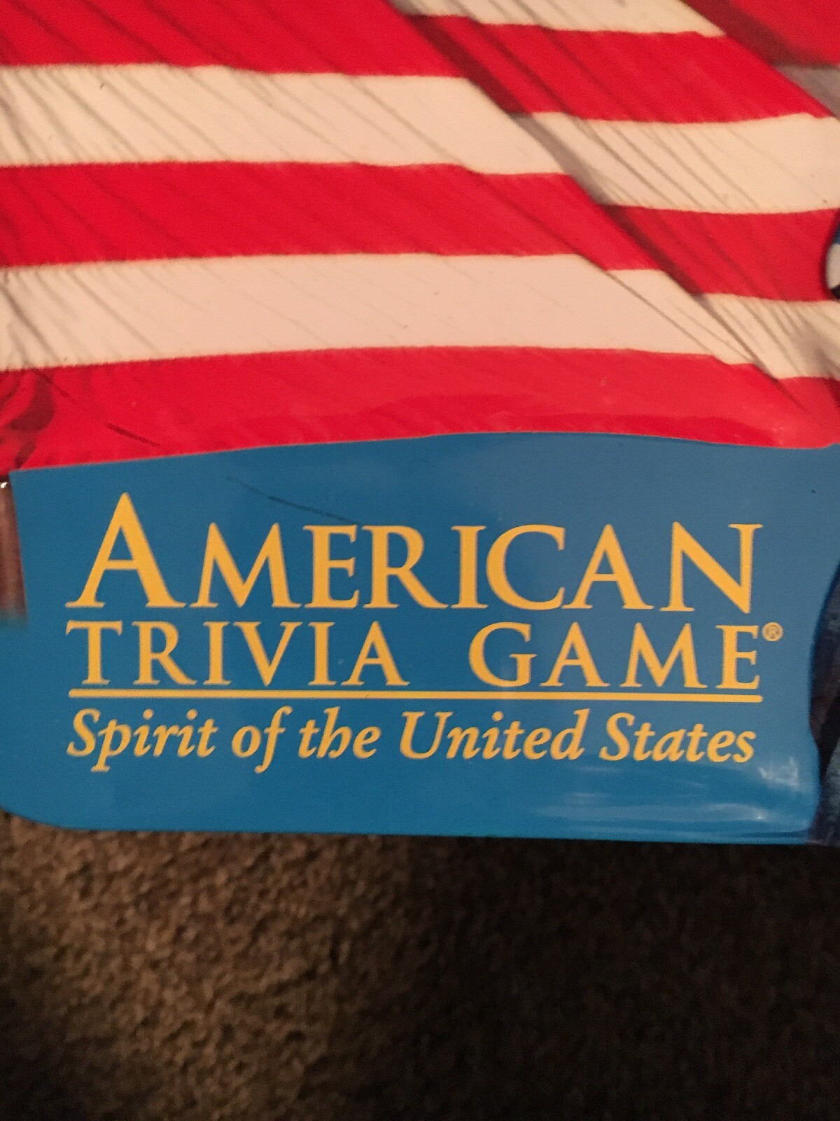 Cardinal American Trivia Game Spirit United States Metal Tin Educational Family