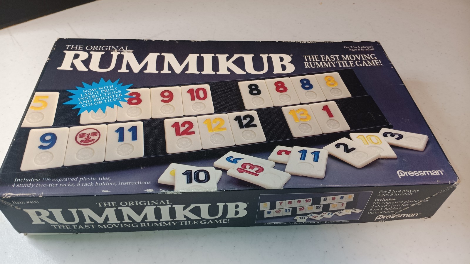 The Original Rummikub – Pressman 1990 Edition – – Free Shipping!