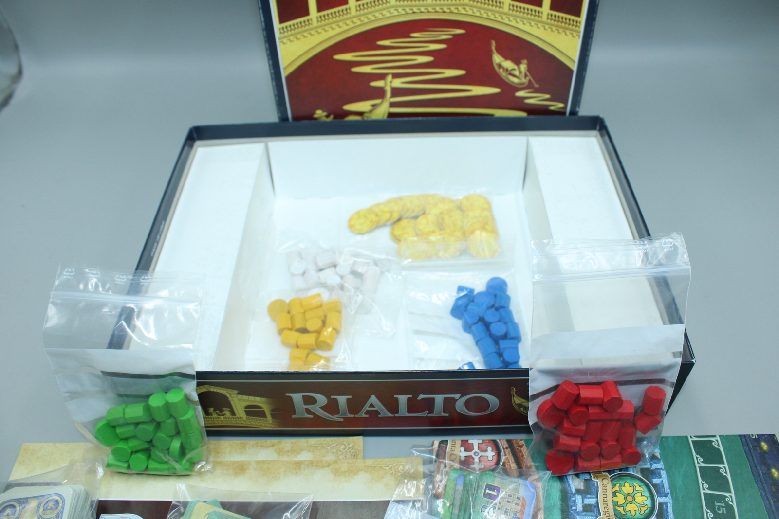 Rialto game board game game Pegasus Stefan Feld board game