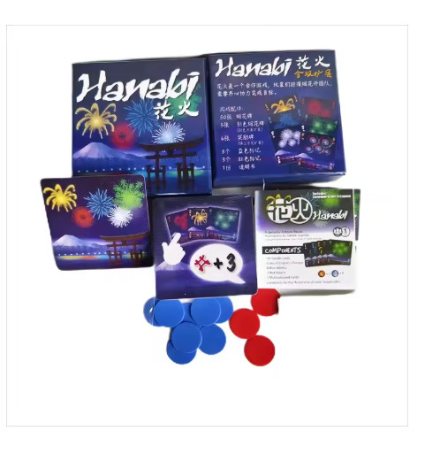 HANABI Board Game – 2-5 Players, Easy & Fun Party/Family Card Game