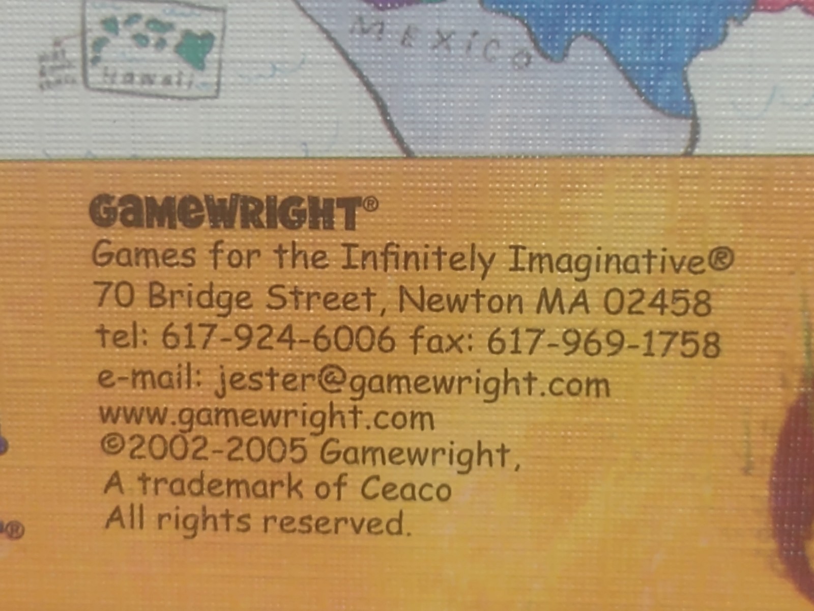 Scrambled States of America Game Whimsical Mad Dashing Geography Gamewright 2010