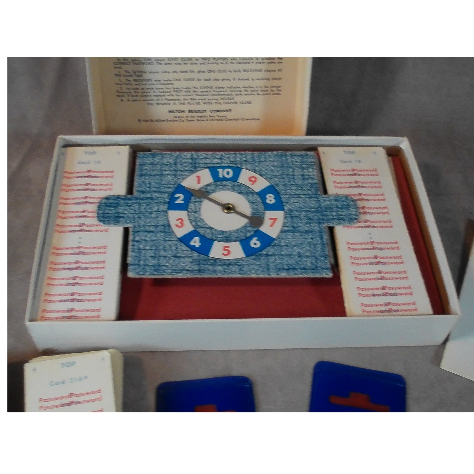 1962 Password Game Volume Two Milton Bradley #4260 w/Extras READ