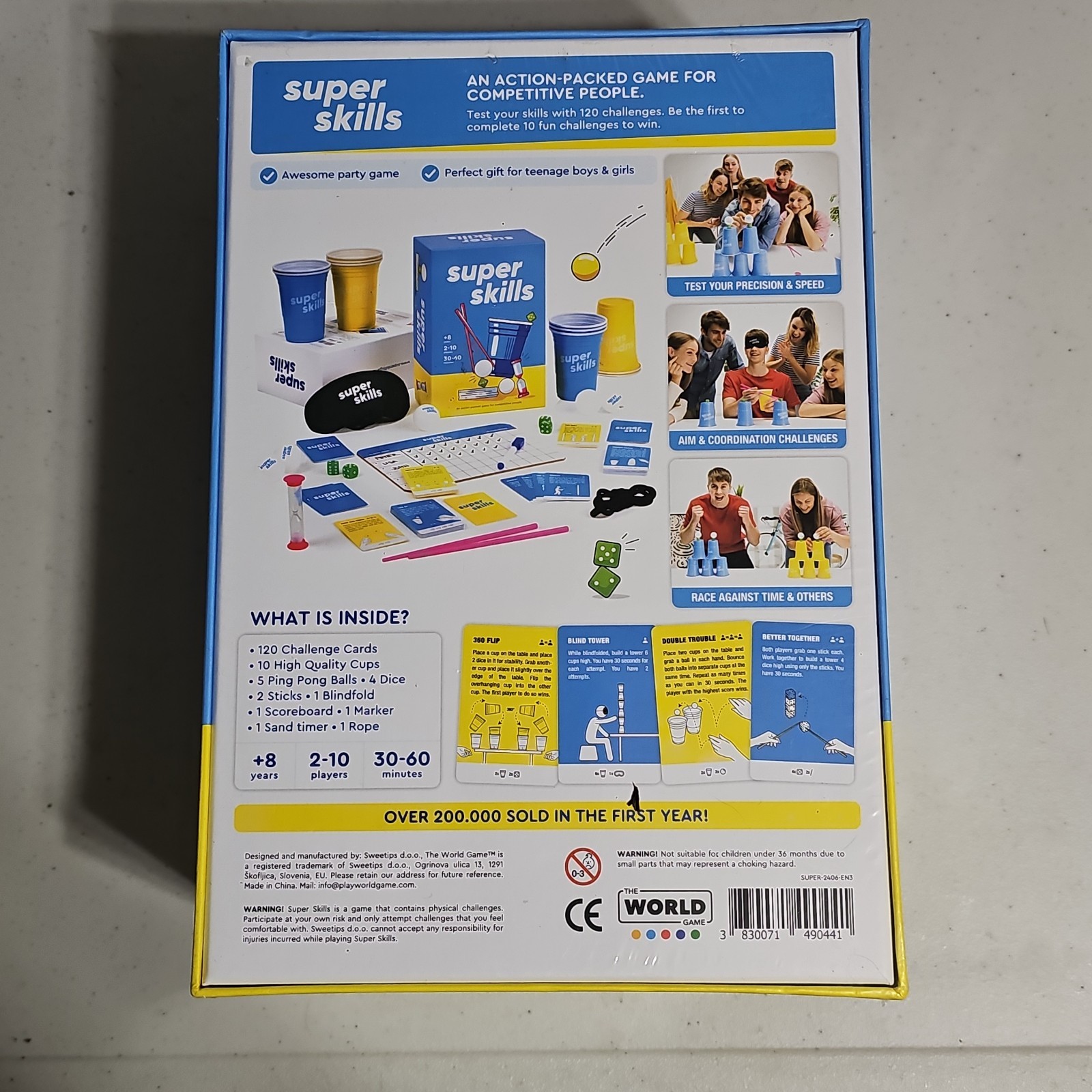 Super Skills – An Action-Packed Challenge Game For Competitive People New Sealed