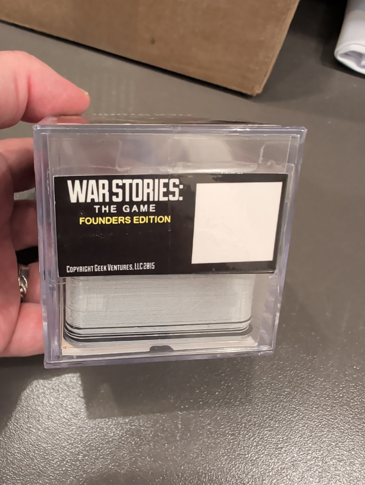 War Stories: The Game (Founders Edition) by Greek Ventures w/ Ultrapro Deckbox