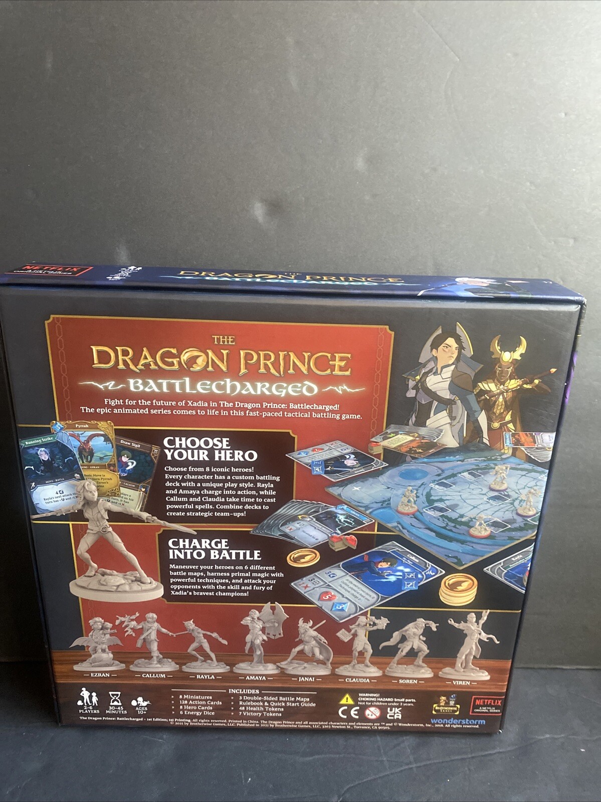 The Dragon Prince Battlecharged Board Game – BrotherWise Games – Complete -Used
