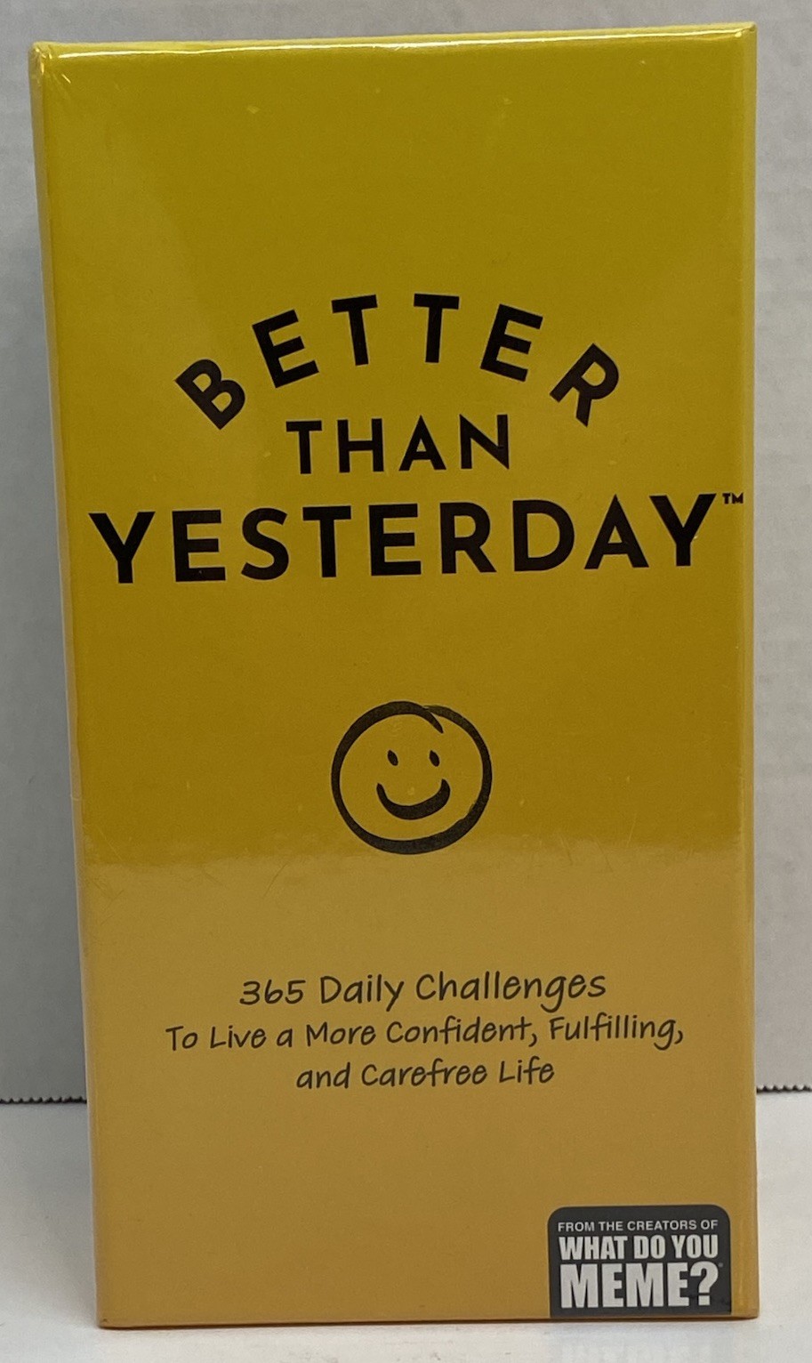 Better Than Yesterday 365 Daily Challenges Card Game For 1+ Players NEW/SEALED
