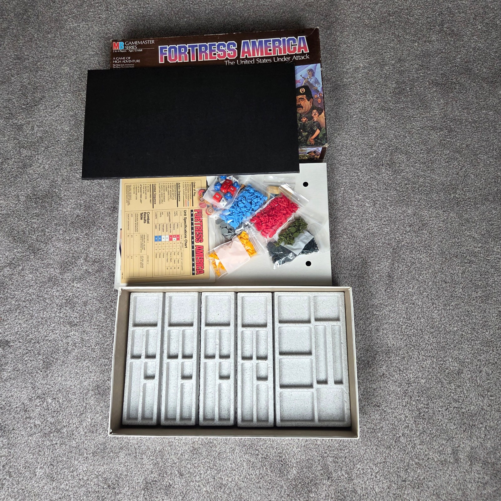Vintage Hunt For Red October Red Storm Rising Fortress America – Board Game LOT