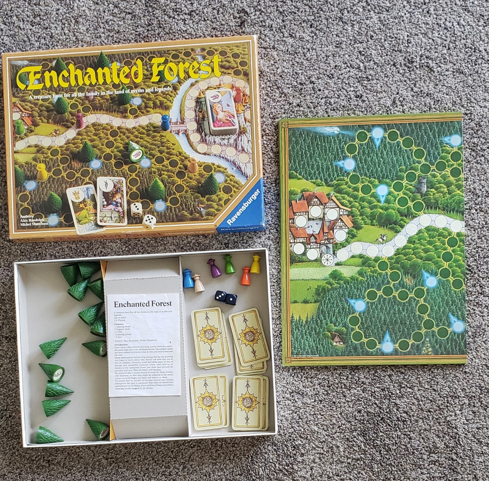 Vintage 1982 Ravensburger Enchanted Forest Board Game #80051 Complete