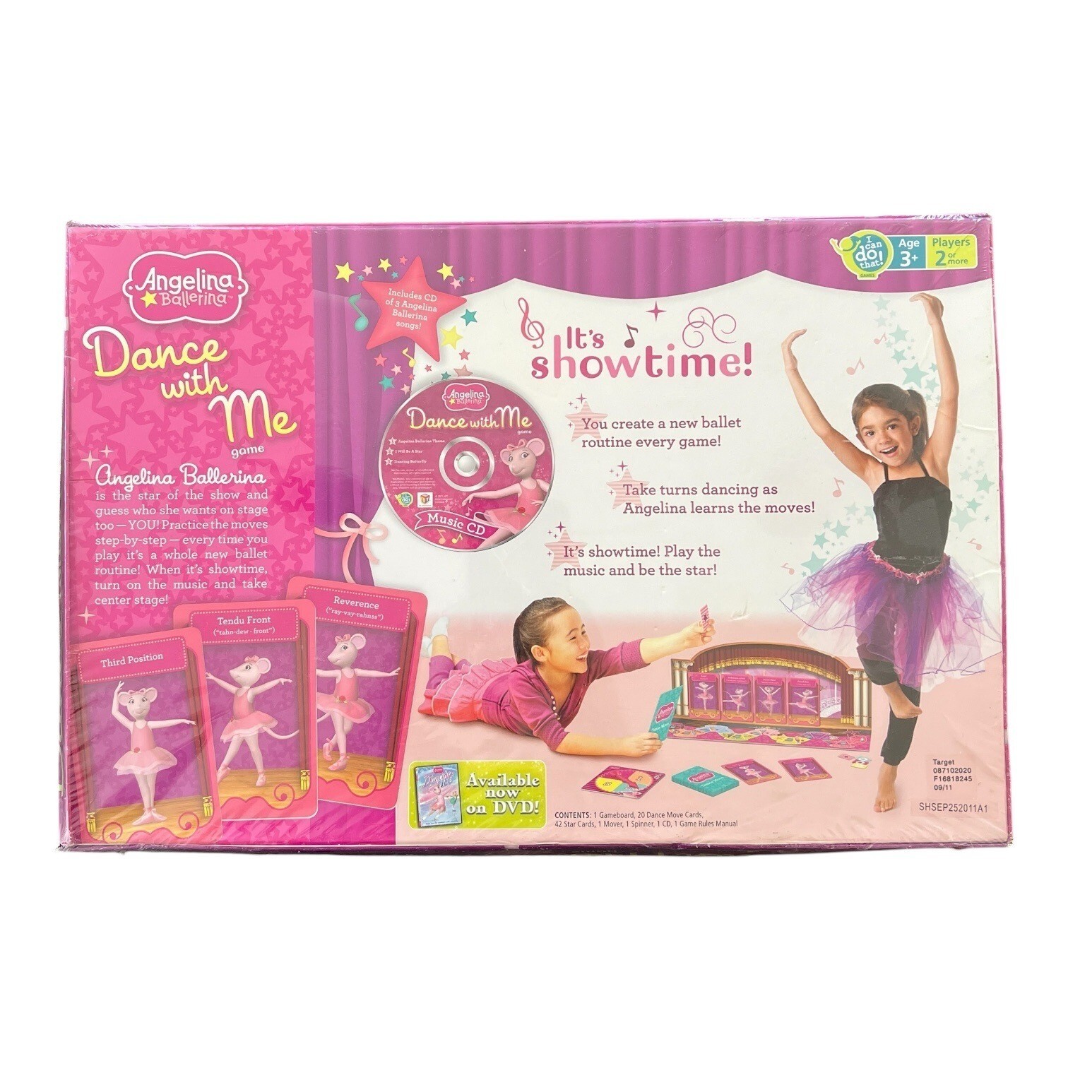Angelina Ballerina Dance With Me Game SEALED
