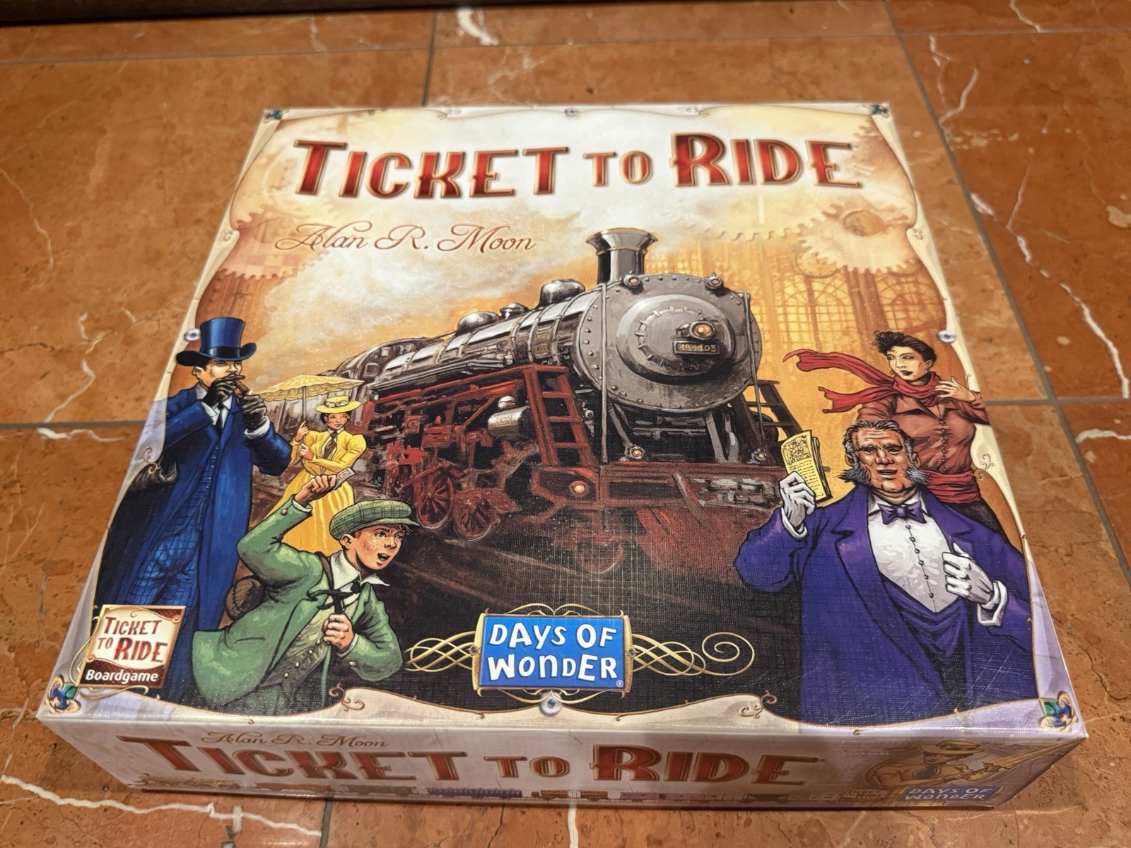 TICKET TO RIDE DAYS OF WONDER ALAN R. MOON BOARD GAME 7201 Complete LN