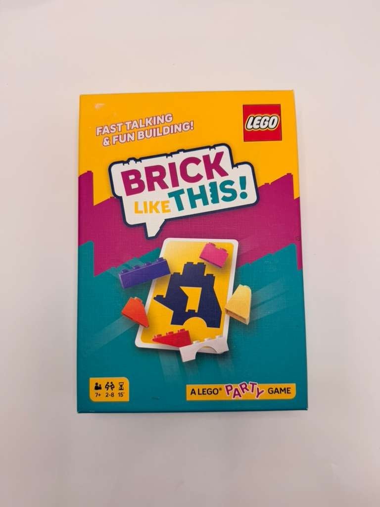 LEGO Brick Like This! The Official Party Game by Asmodee 2-8 Players NEW SEALED
