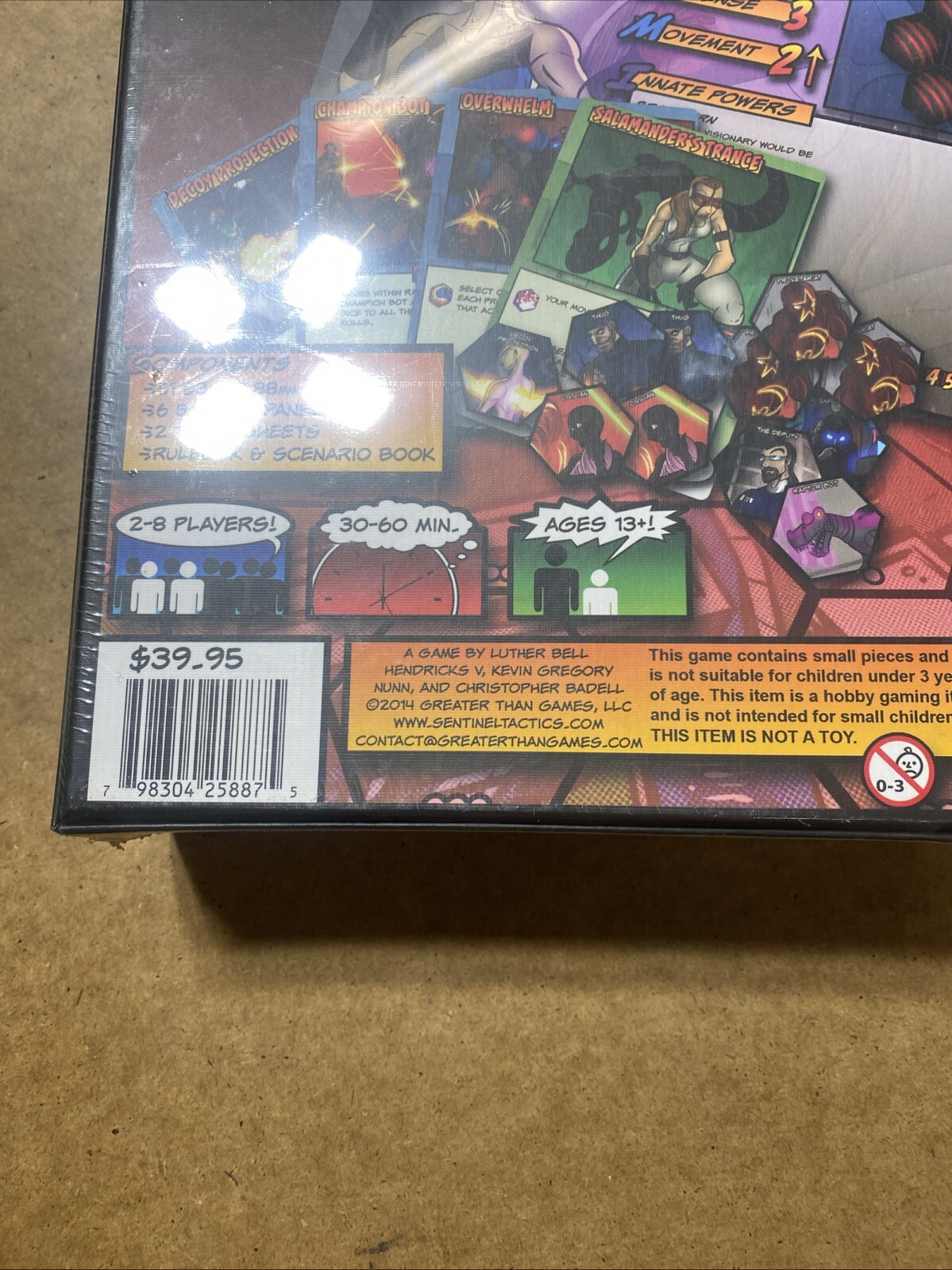 SENTINEL TACTICS UPRISING BOARD GAME Sealed