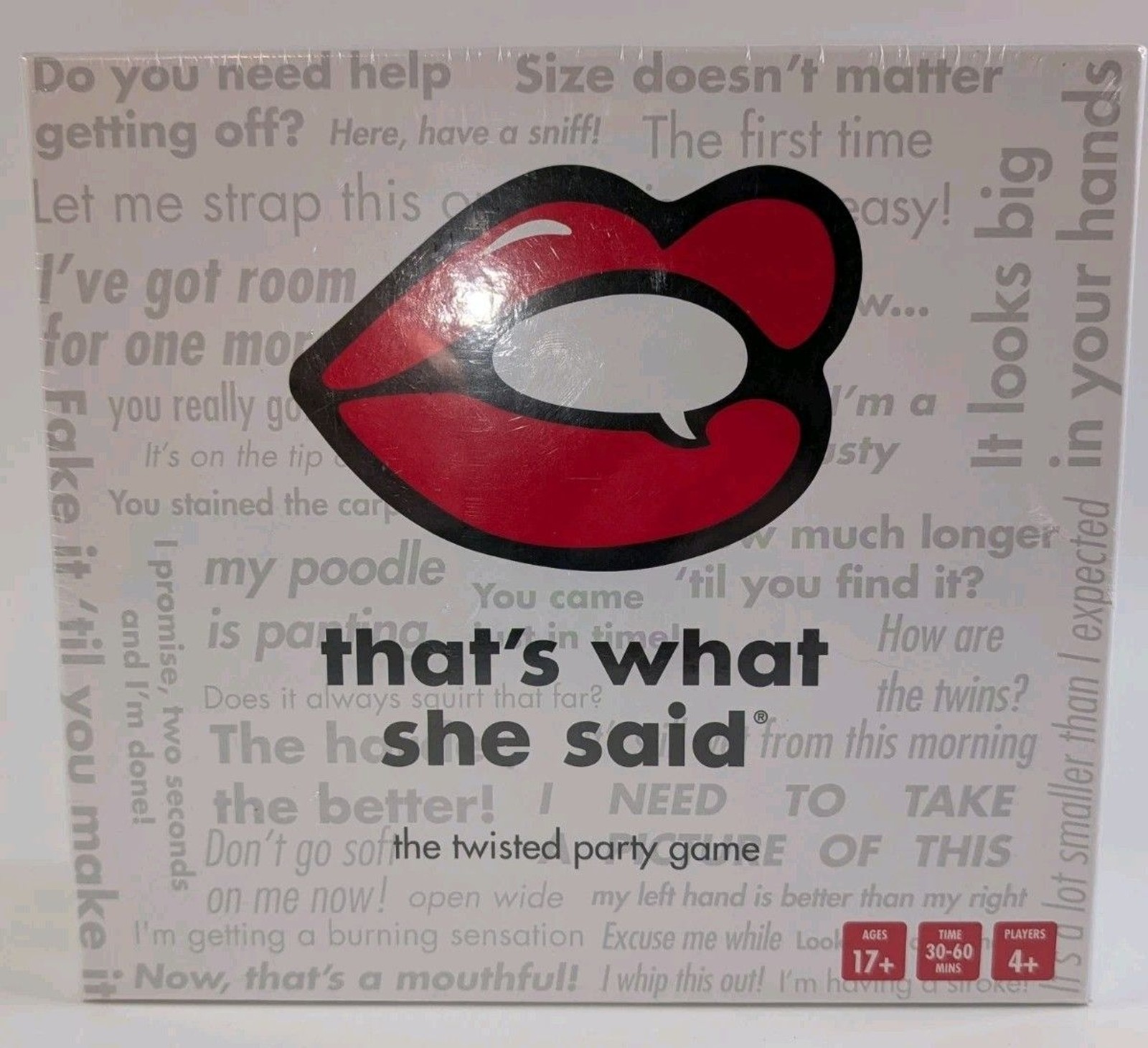 That’s What She Said The Twisted Party Game New Factory Sealed