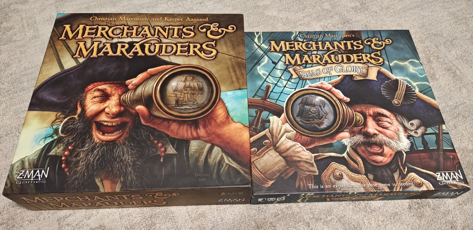 Merchants & Marauders and Seas of Glory Expansion (out of print) – Barely used