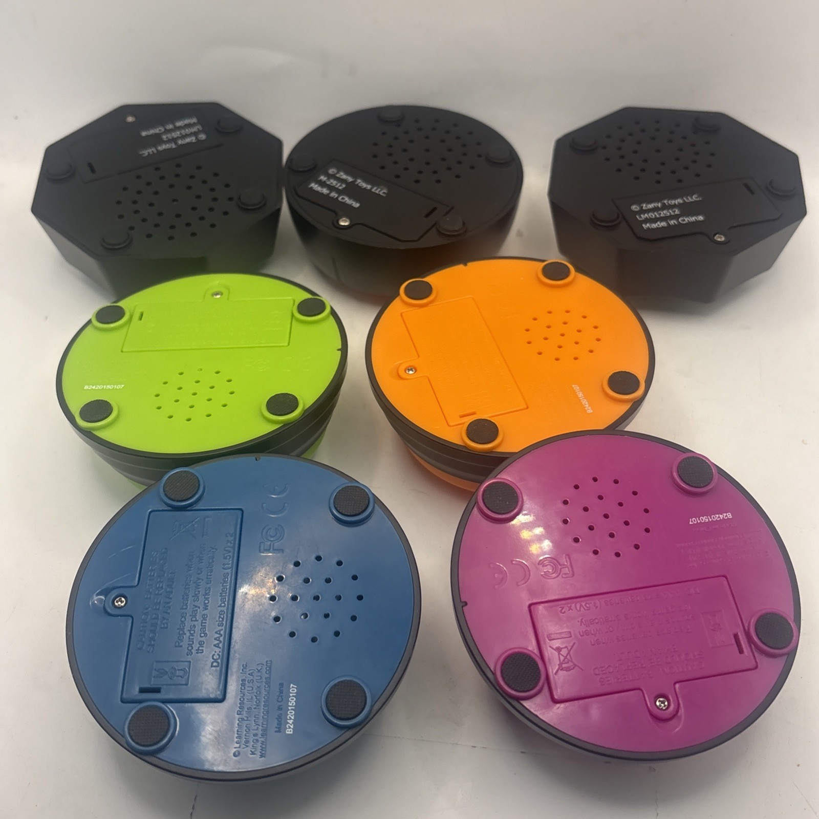 7 Novelty Game Show Answer Buzzers Sound Buttons Lot Yes No Sorry Classroom FUN