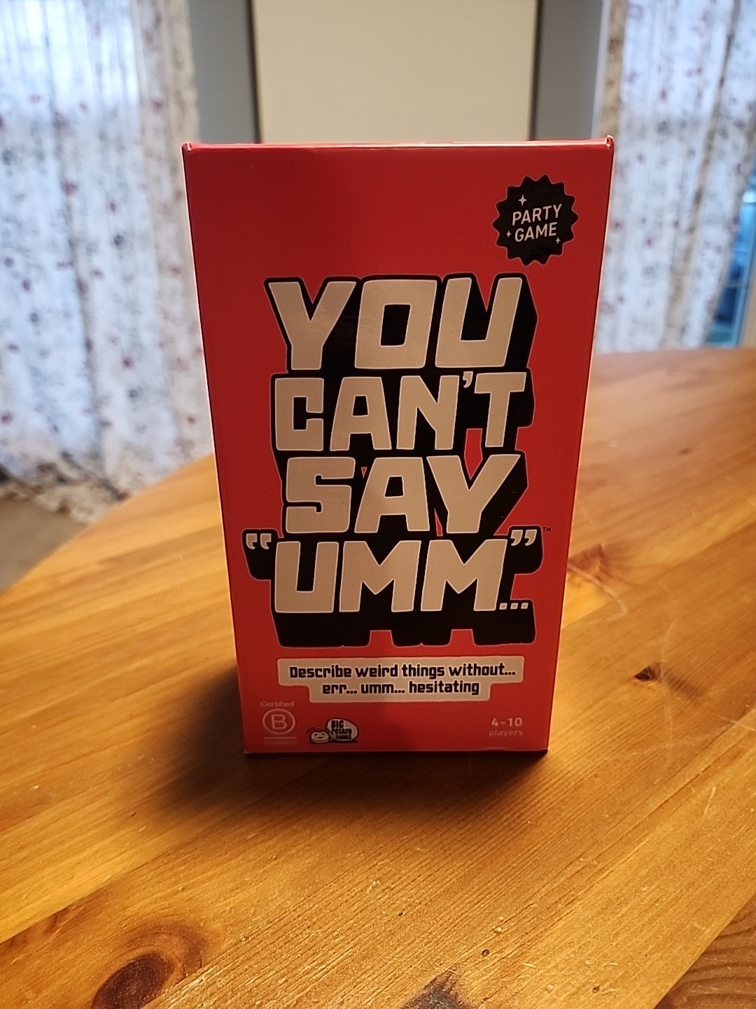 Big Potato You Can’t Say “Umm” Party Word Game 4-10 Players Complete