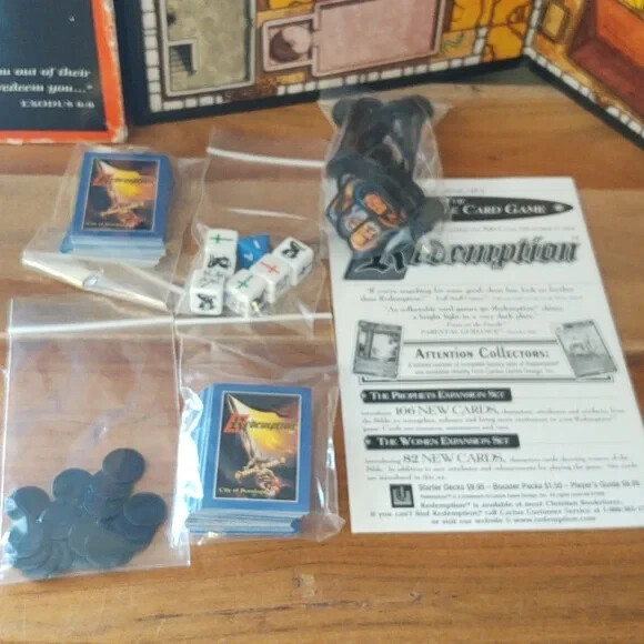 Vintage 1996 Talicor “Redemption The City of Bondage” Religious Board Game