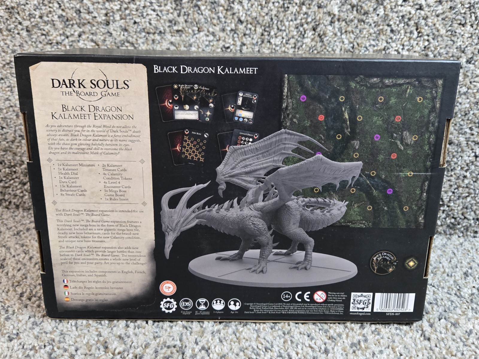 Dark Souls The Board Game Black Dragon Kalameet Expansion UNPUNCHED NEW OPEN BOX