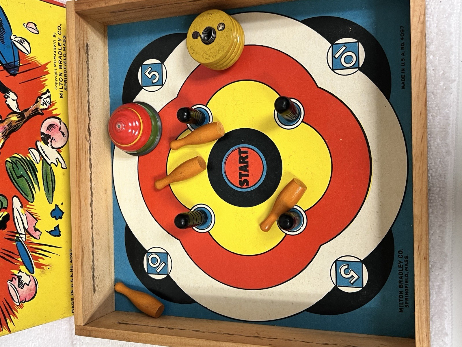 Vintage Bull in the China Shop Milton Bradley Board Game Colorful Box As Found