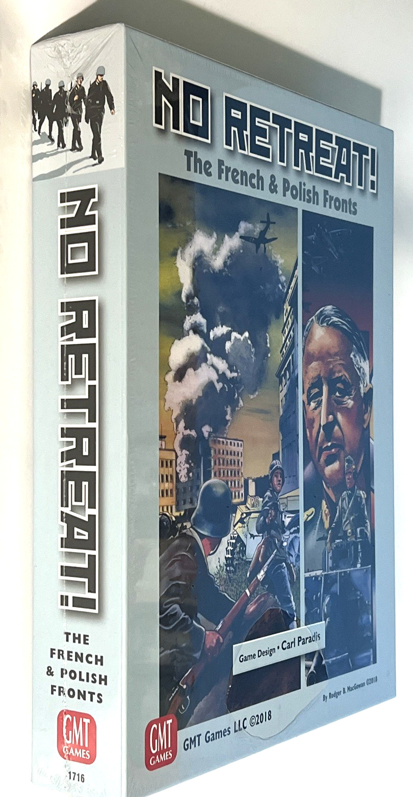 No Retreat the French & Polish Front, GMT Games, 2018. New in Shrink.