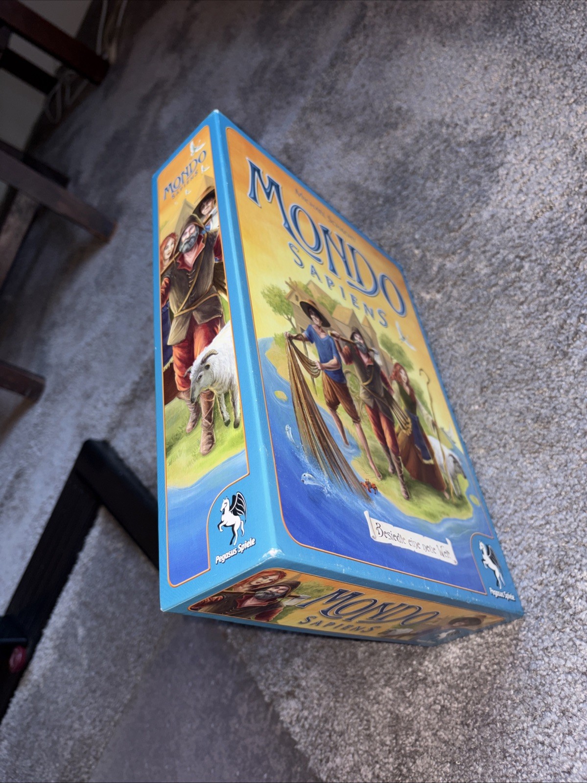 Mondo Sapiens Pegasus Spiele Boardgame, German Ed. Pre-Owned
