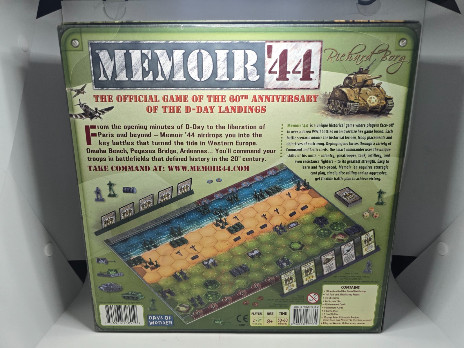 Days of Wonder Memoir ’44 Board Game – 7301 Richard Borg – Complete