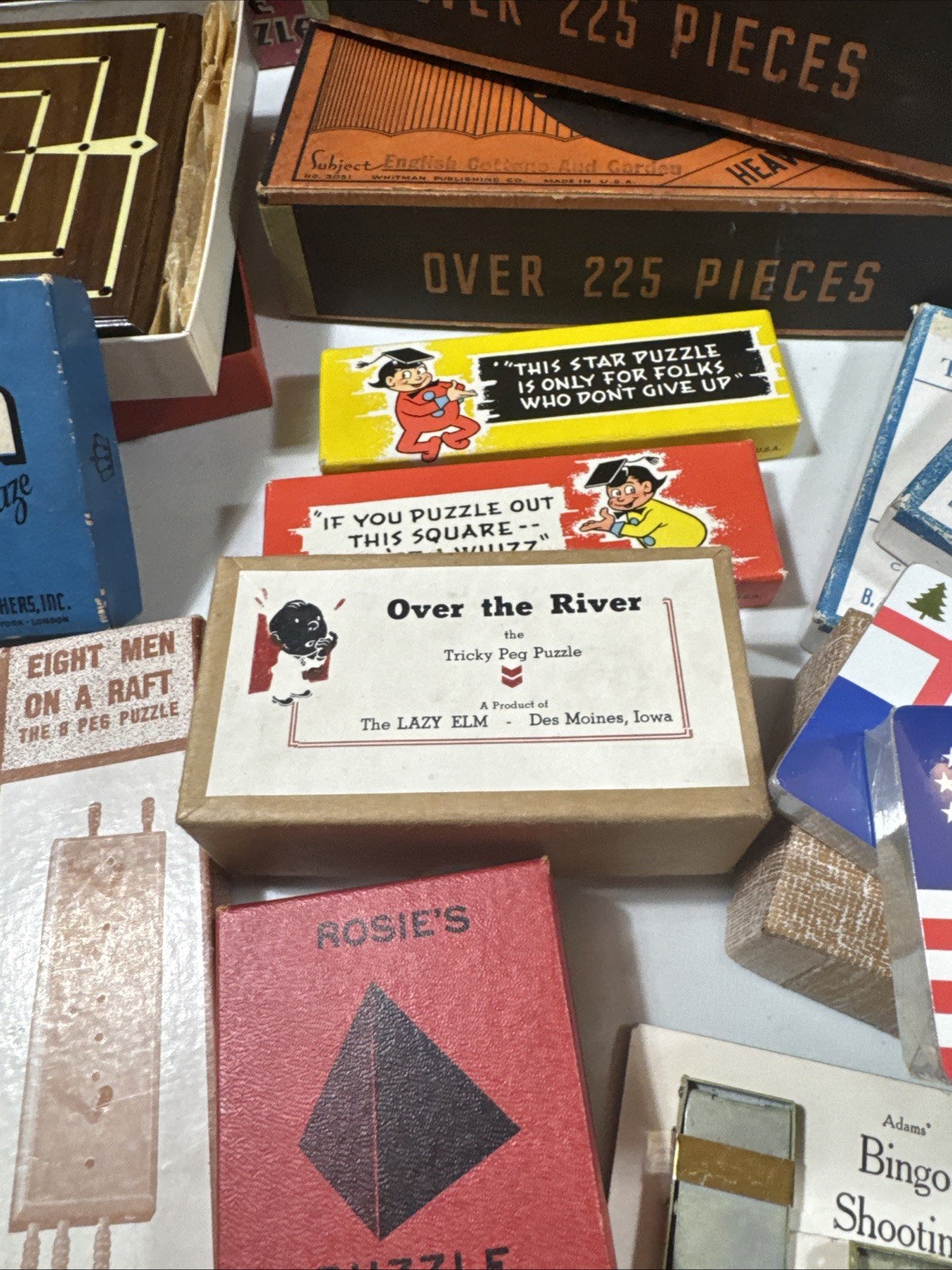 Vintage Pre-1950s Gags Pranks Puzzles Games Lot Of 45 Pieces