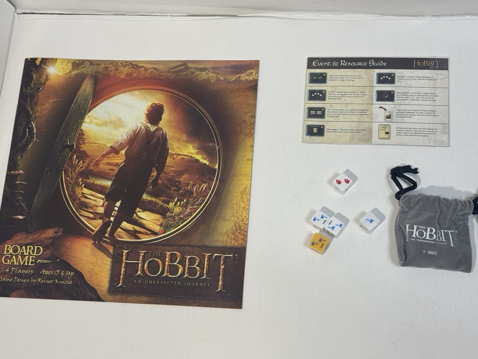 The Hobbit Board Games Lot An Unexpected Journey & Desolation Of Smaug Complete