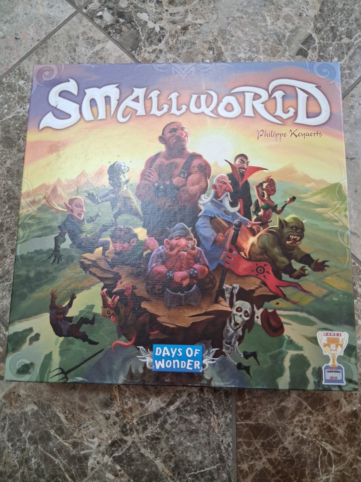 SMALL WORLD Board Game By Fantasy Philippe Keyaerts Days of Wonder EXCELLENT!