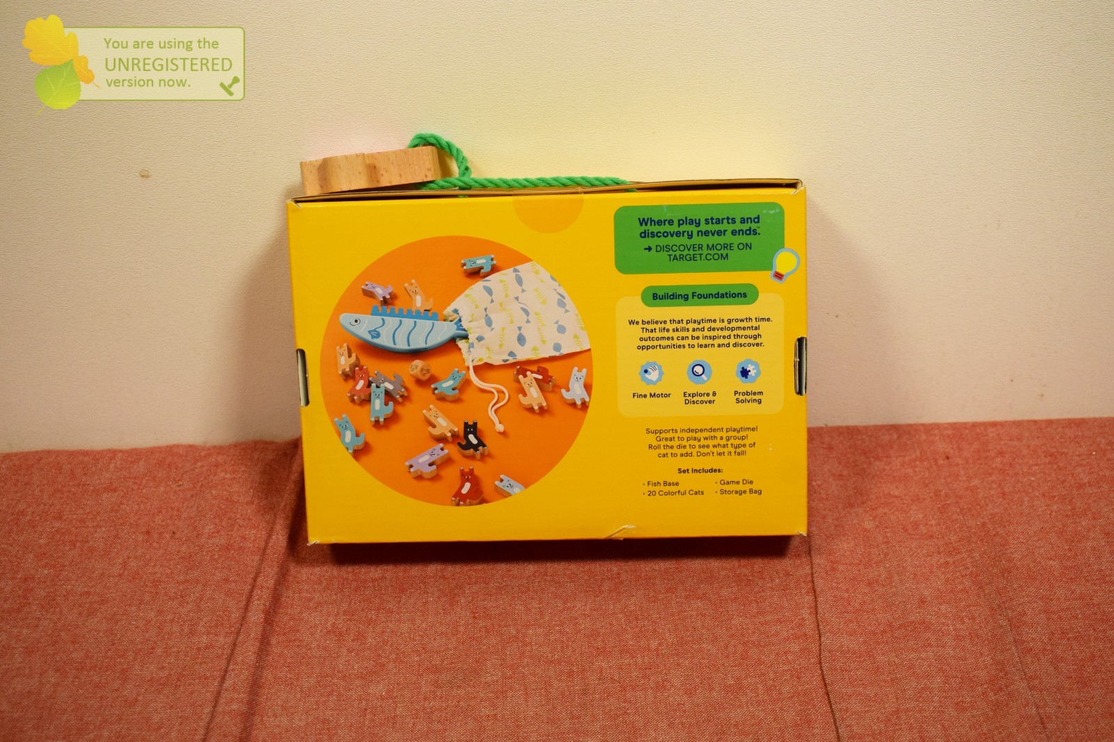 Gigglescape Wooden Balance the Cat Game 23pc