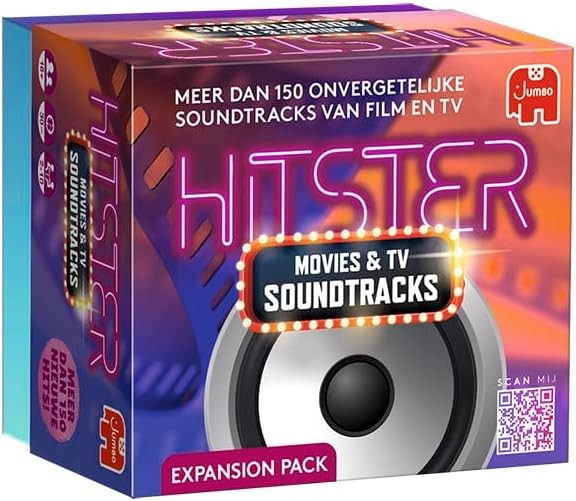 Jumbo Hitster, Movies & TV Soundtracks, Expansion Set, Party Game, Music Game, A