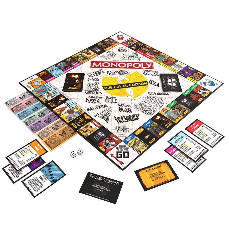 Wu Tang Clan: Official MONOPOLY® Board Game | Limited Edition – Immediate SHIP