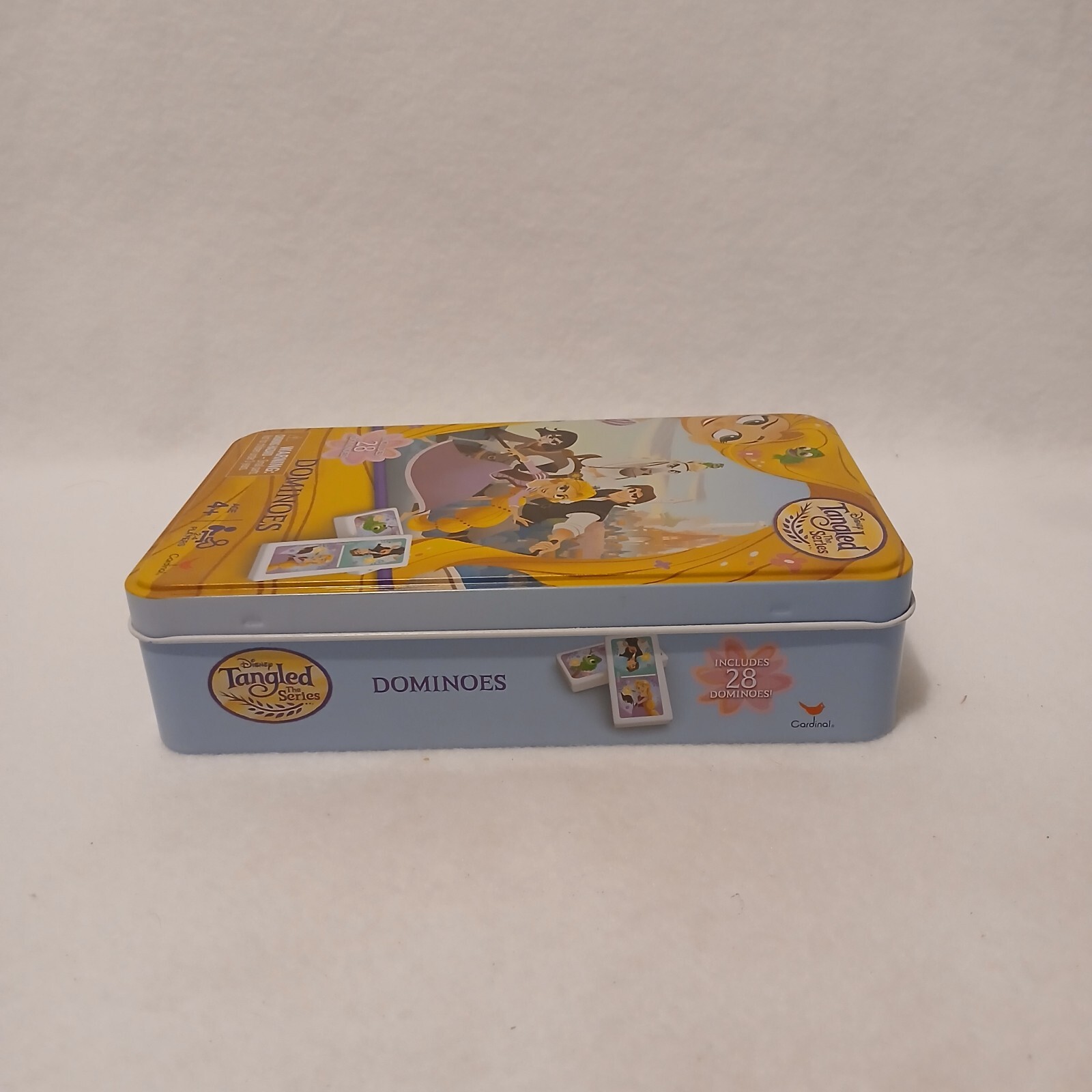 Disney “Tangled: the Series” Rapunzel Dominoes in tin canister Complete