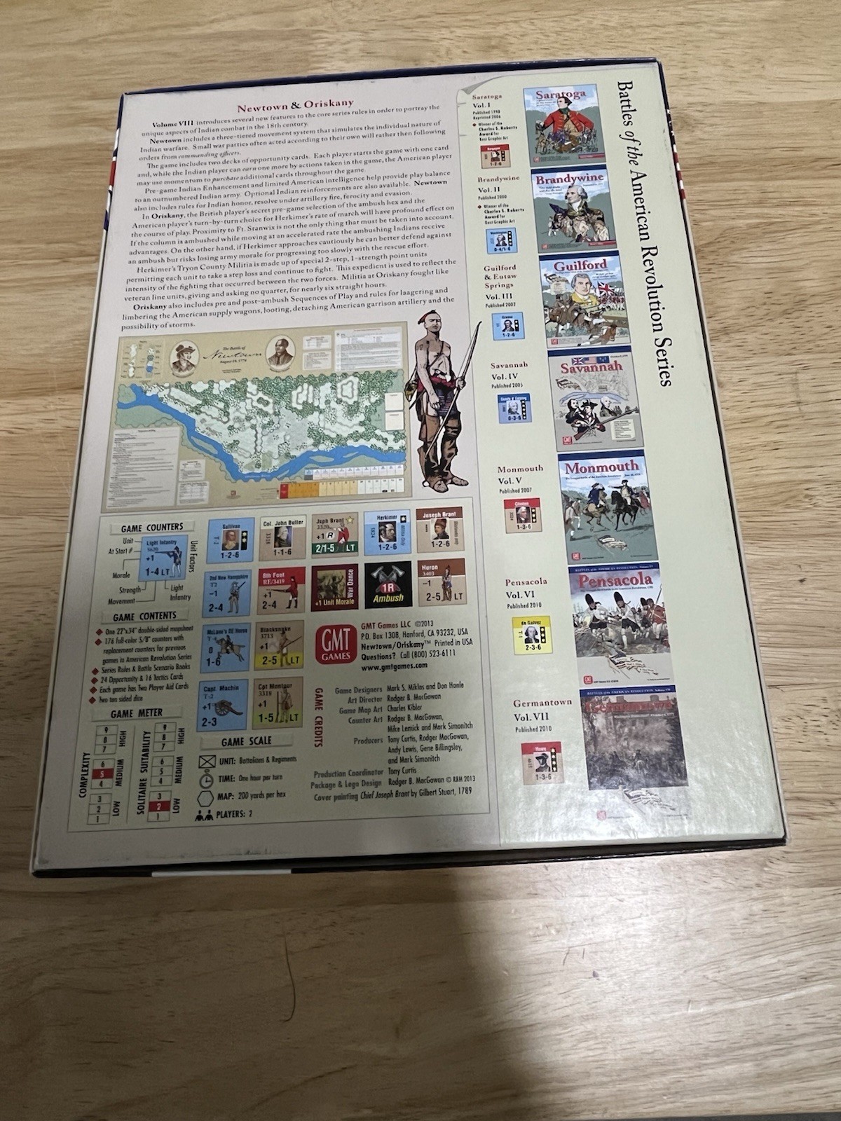 Newtown: Battles of the American Revolution. Vol VIII by GMT. Complete.