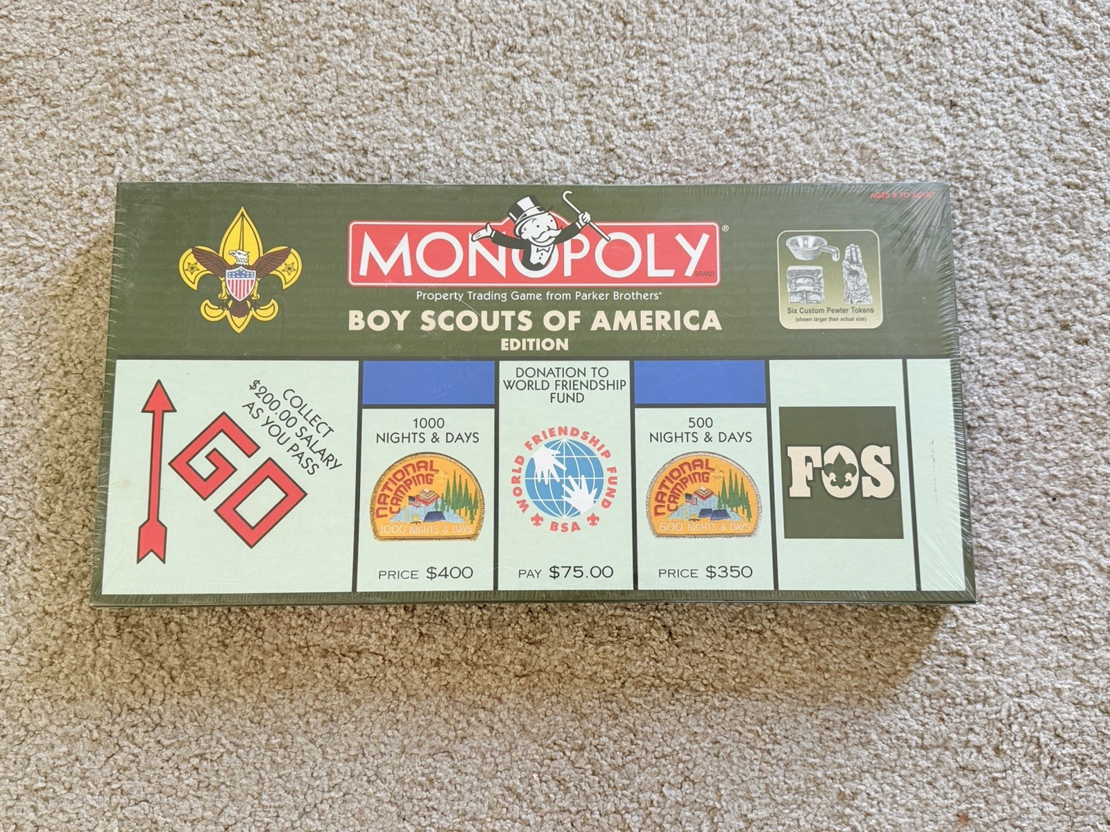 2004 Boys Scouts of America 95th Anniversary Edition Monopoly Sealed NIB