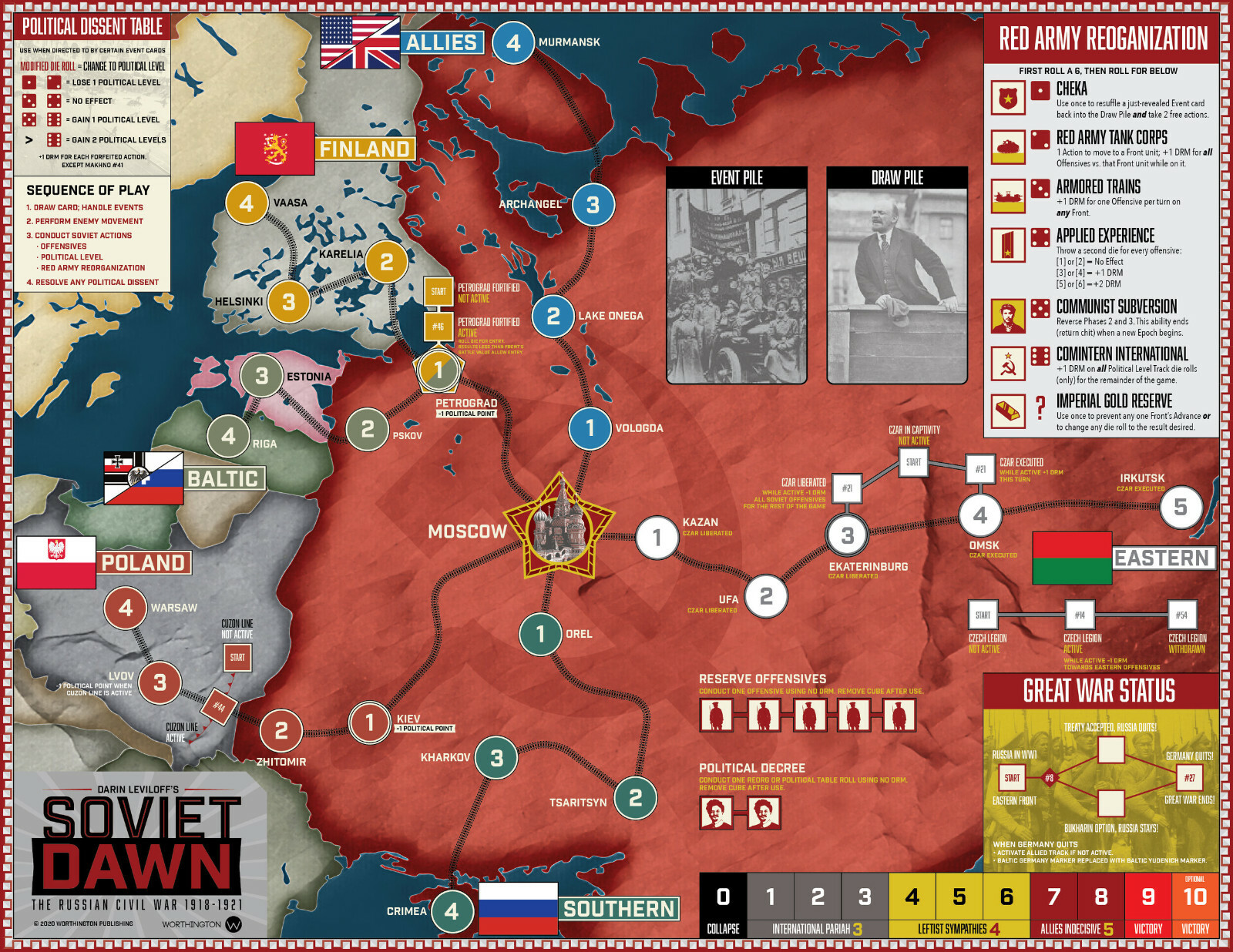Worthington Games Soviet Dawn: Deluxe Edition NISW Fast Shipping