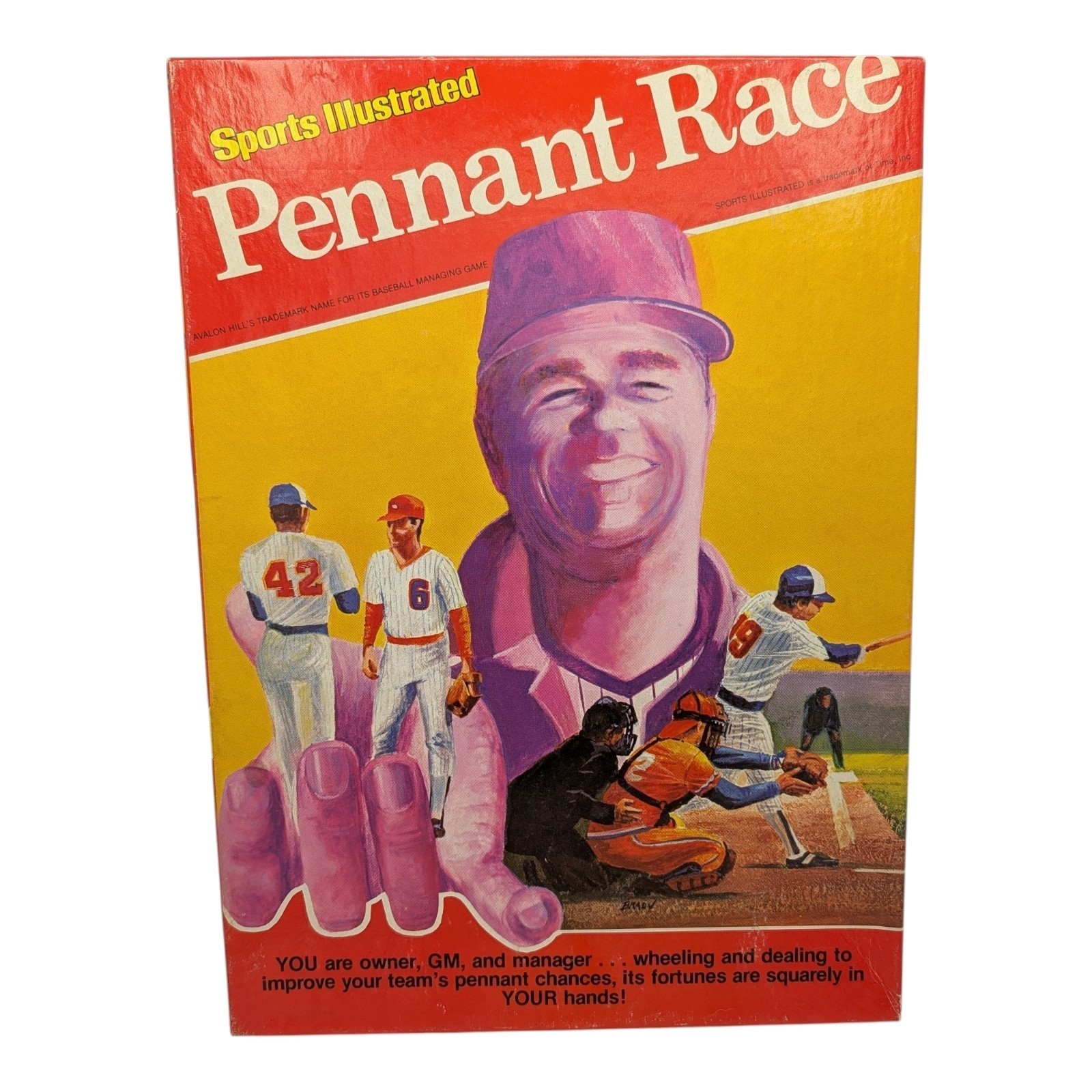 Avalon Hill 1983 Sports Illustrated Pennant Race MLB Baseball Game