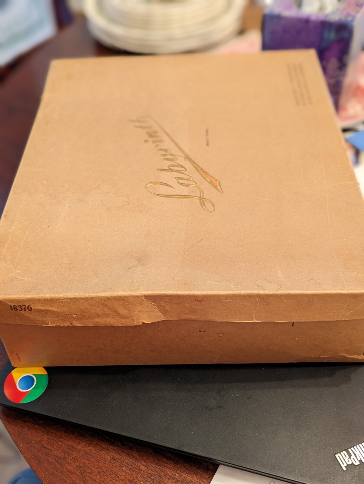 Vintage 1950 Brio Labyrinth Game Box Sweden 18376 LABYRINTSPEL Karlit BOX Only