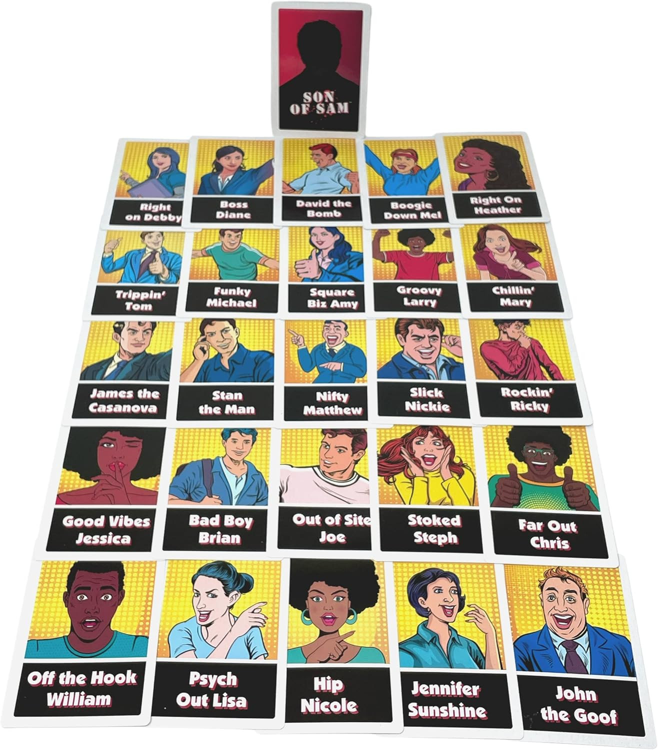 – Son of Sam – Murder Mystery Card Game – for Holidays, Game Nights, and Parties