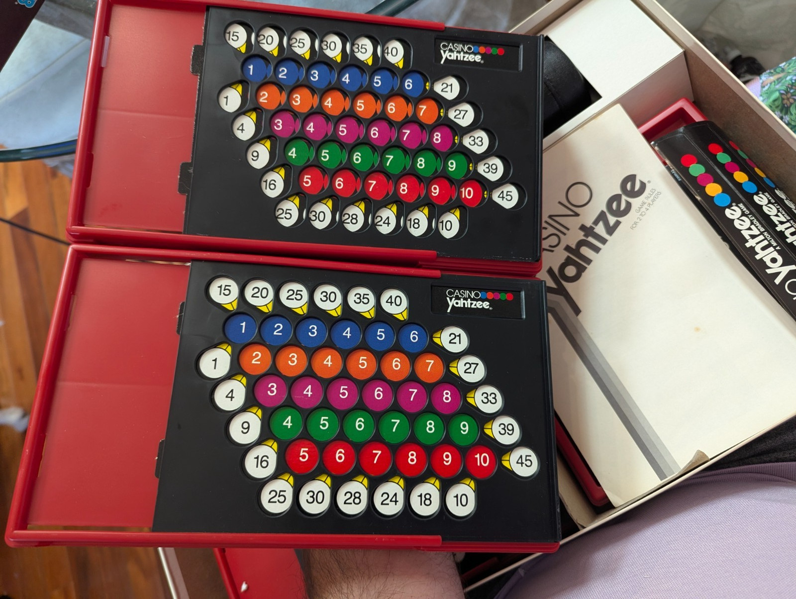 CASINO YAHTZEE Board Game 100% COMPLETE 1986 VINTAGE