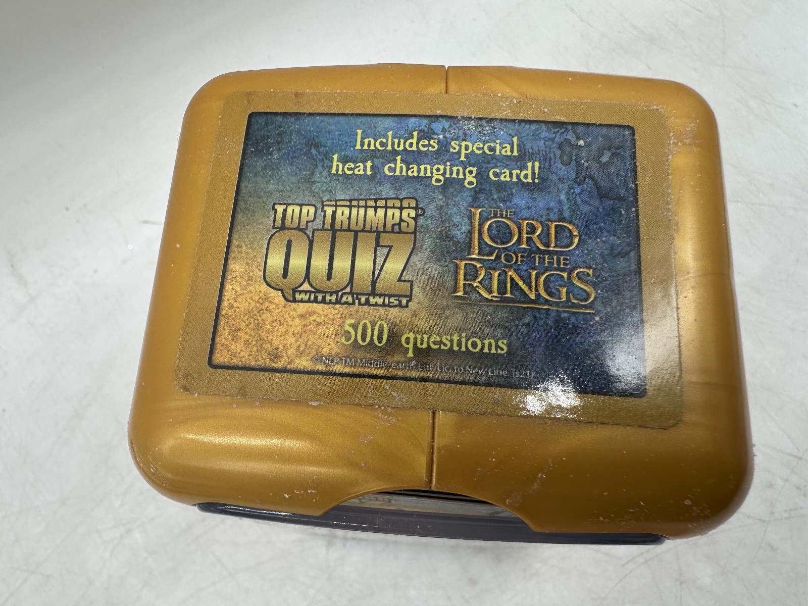 Lord of the Rings Card Game w/ Heat Changing Card! Top Trumps Quiz
