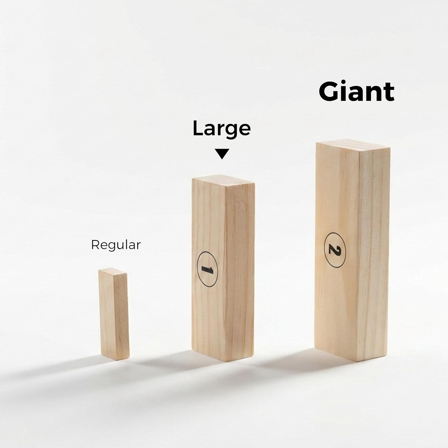 Outdoor Games Large Wooden Tower Stacking Game – 54 Premium Pine Blocks Stack
