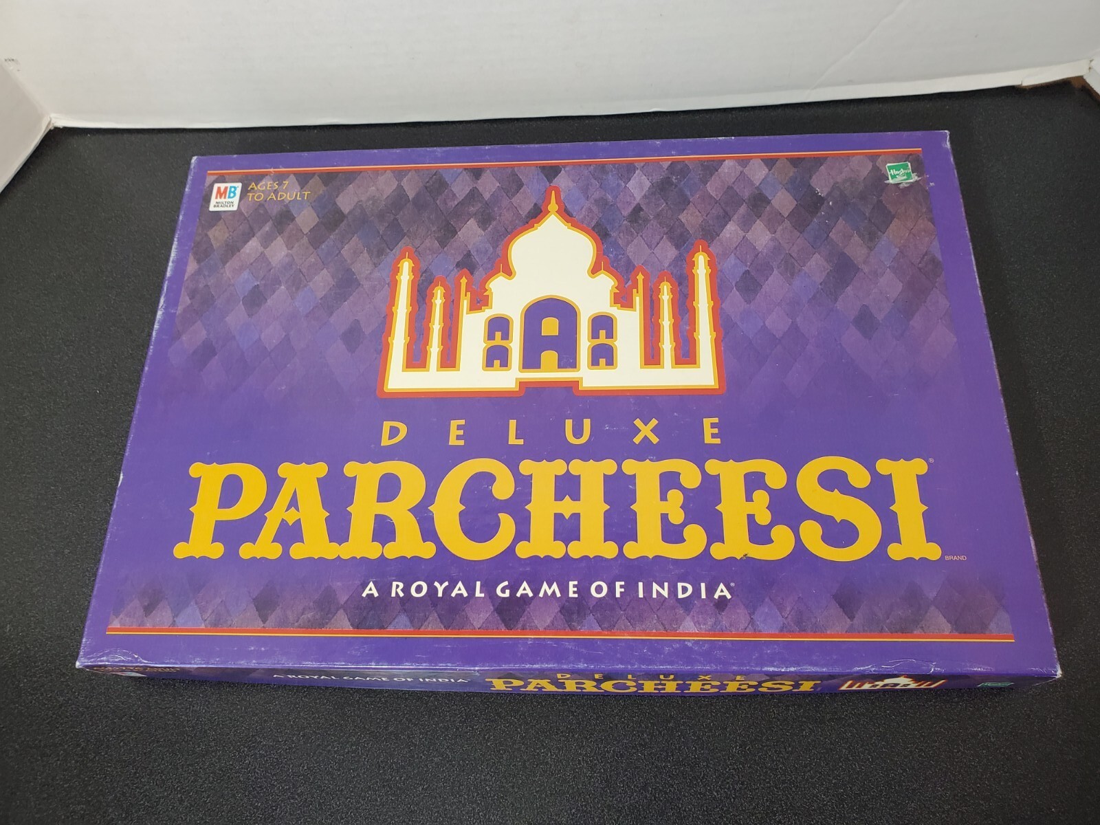 Deluxe Parcheesi Milton Bradley 1999 Edition Royal Game Of India 100% Complete