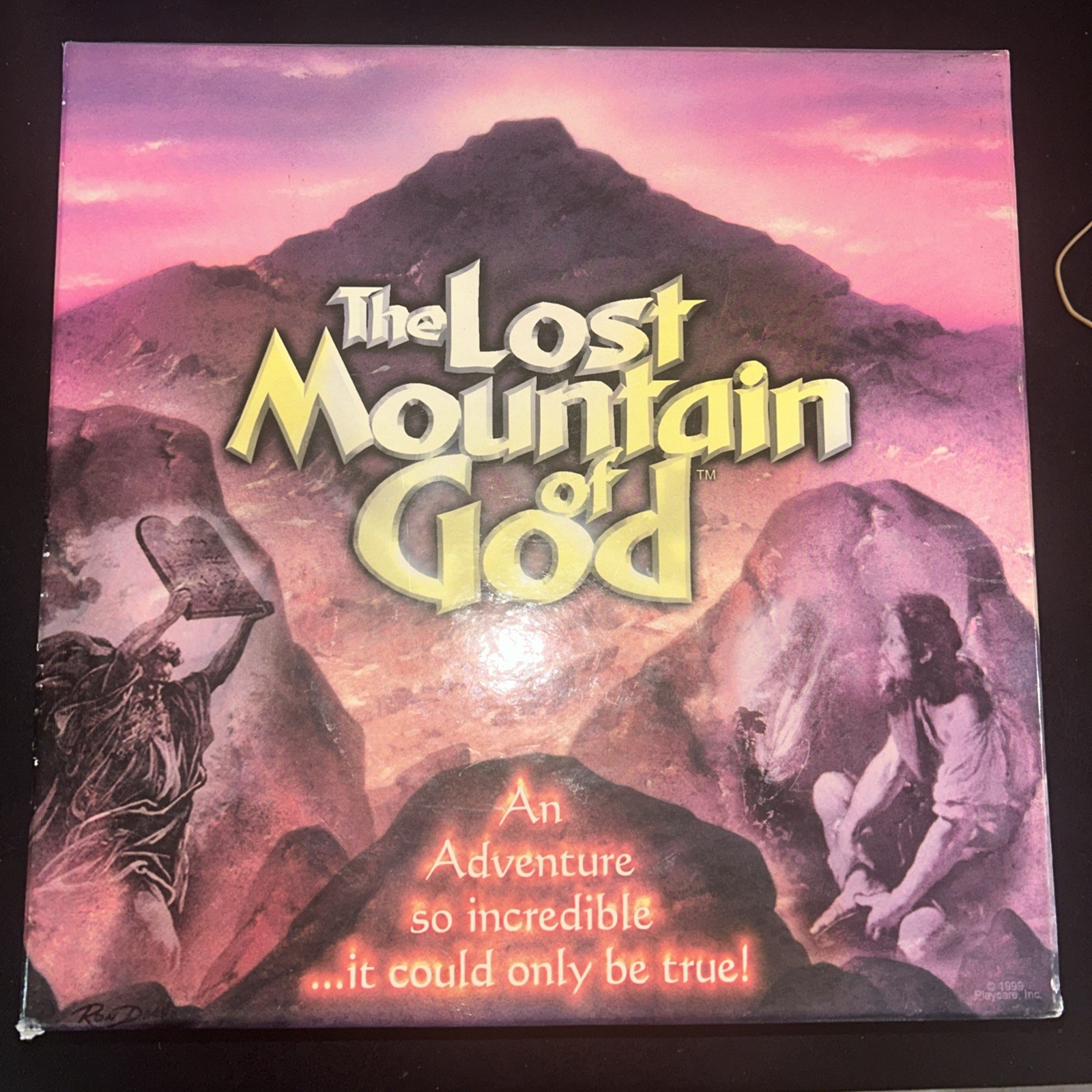 Tommy Nelson The Lost Mountain of God Biblical Adventure Board Game Complete!!