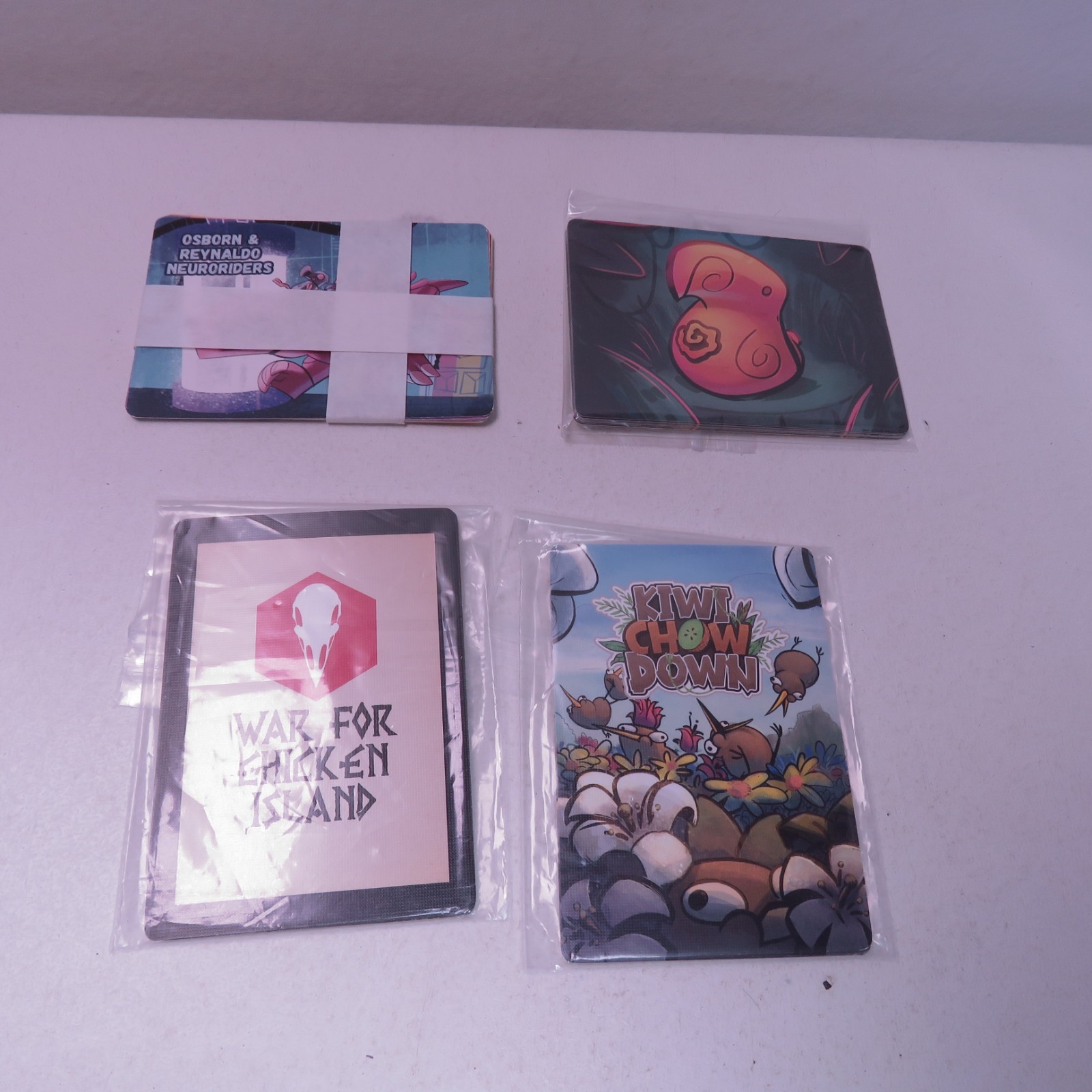 Gencon 2025 Promo Lot- Kiwi Chowdown, Dodos Riding Dinos, War For Chicken Island