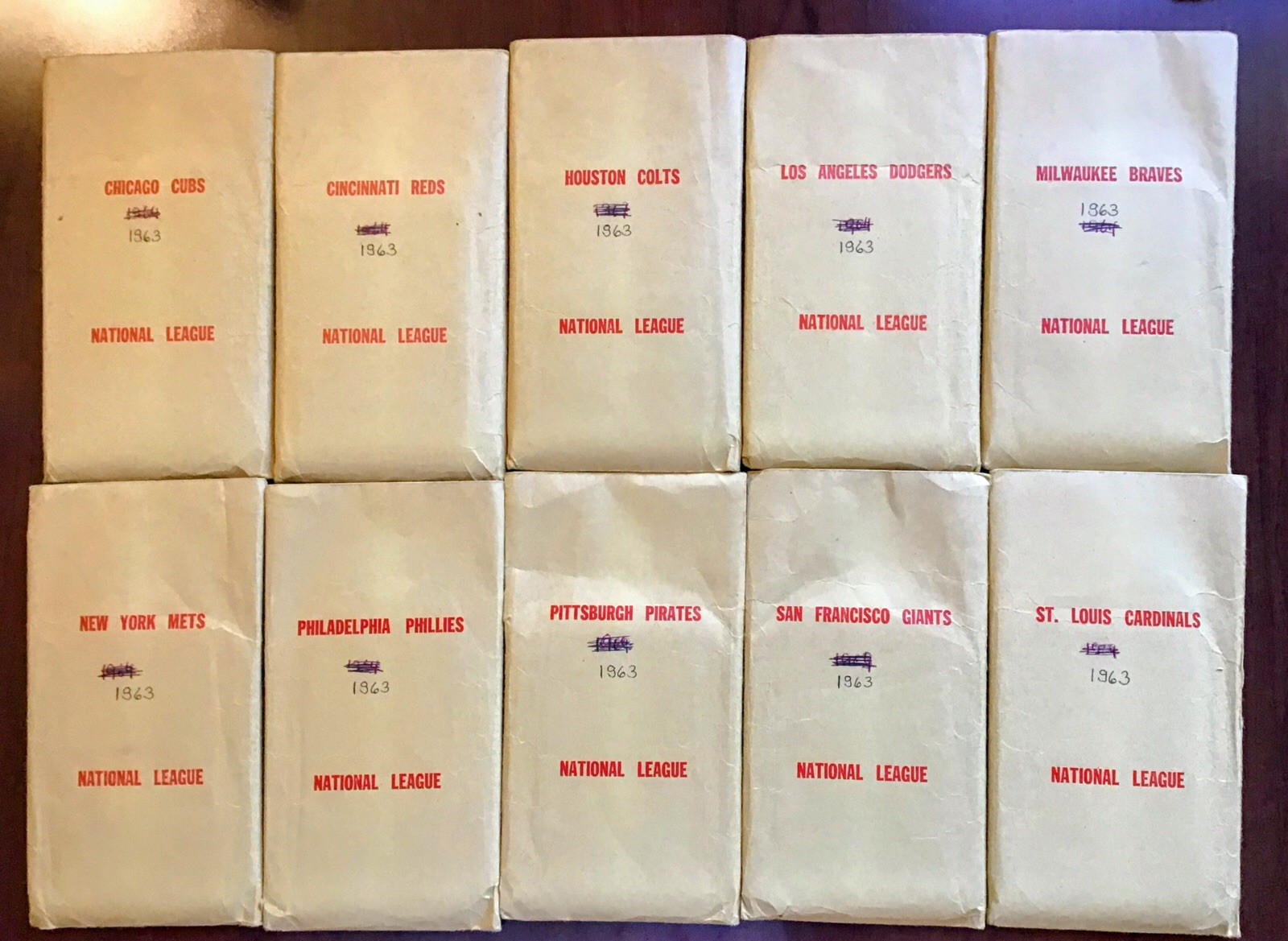 1963 APBA BASEBALL CARD SET. ORIGINAL ISSUE OF 400 Cards,20 Per Team.