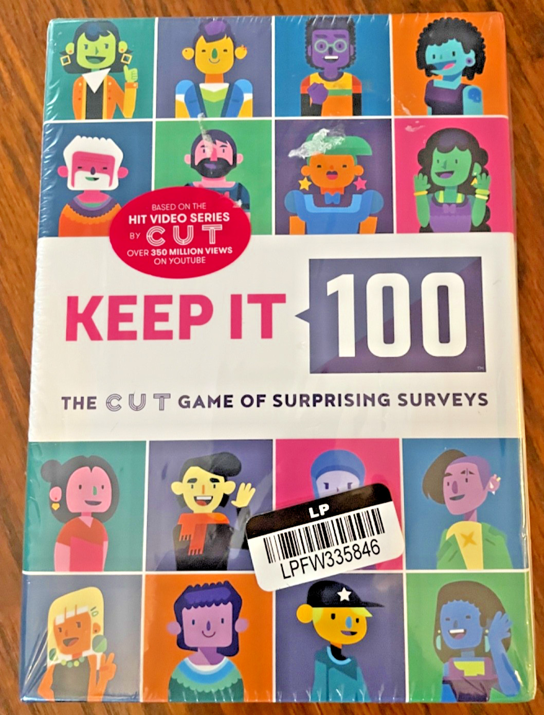 Keep it 100: The Card Game by Cut Surprising Surveys Adult Card Game NEW SEALED