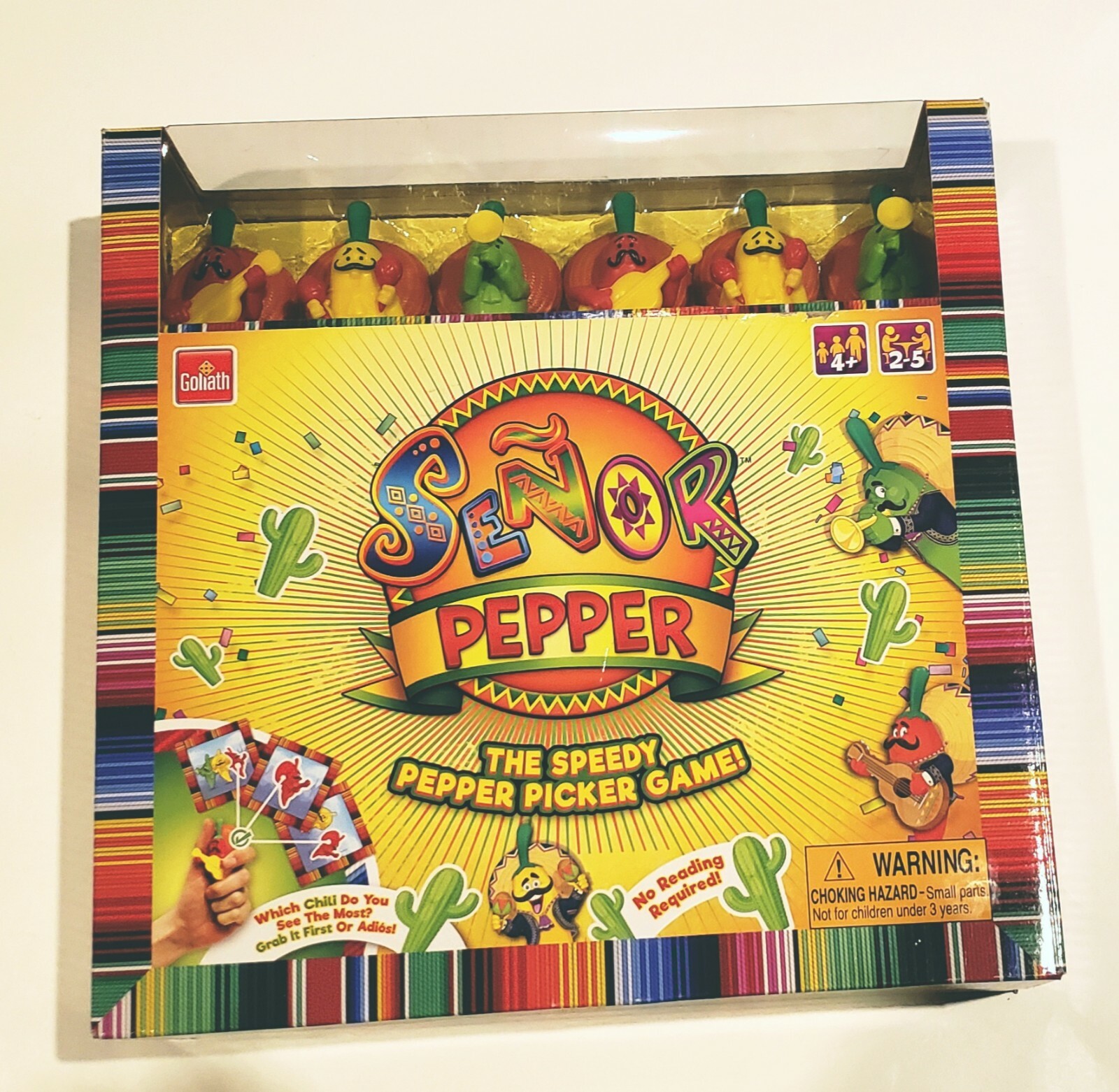 Goliath Senor Pepper The Speedy Pepper Picker Game 2-5 Players Family/Camp Fun