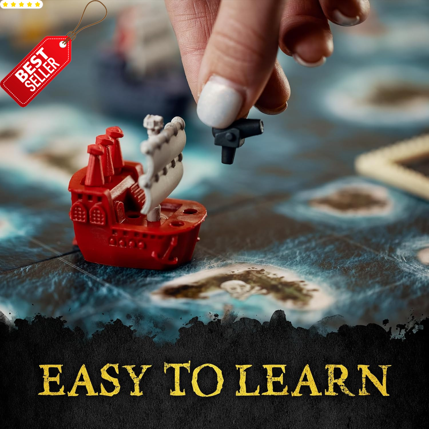 Plunder A Pirate’s Life Strategy Board Game Adults Kids Family Game Night – US