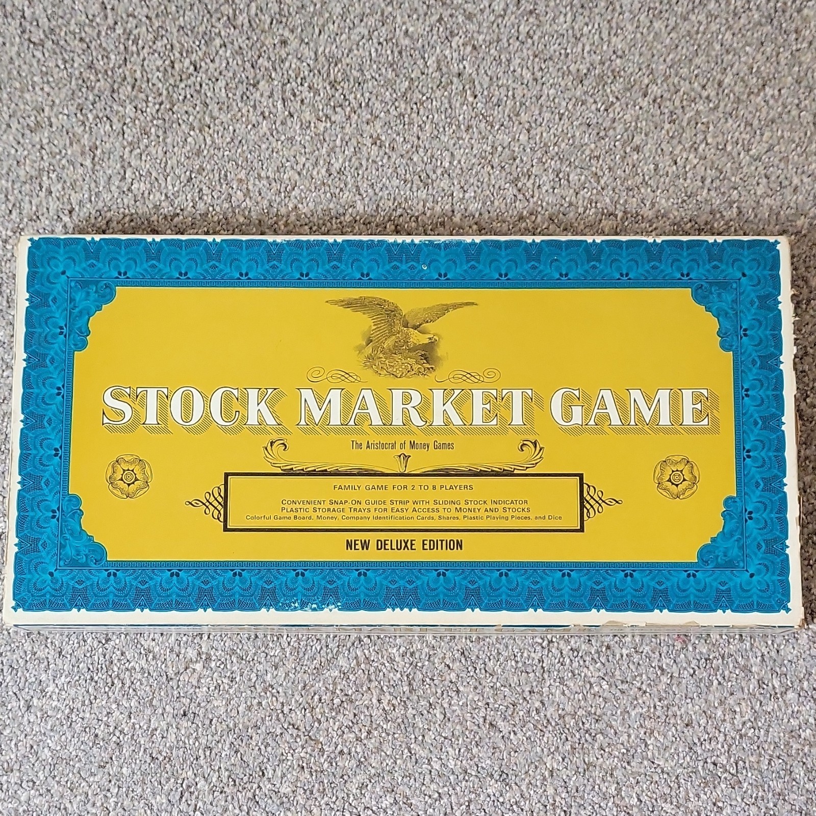 W.P.C. Stock Market Game Deluxe Edition Board Game Finance Theme 2 to 8 Players